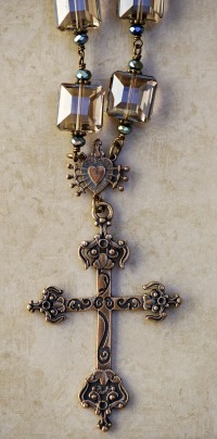 The Seraphym Necklace of the Holy Cross (Smoky)