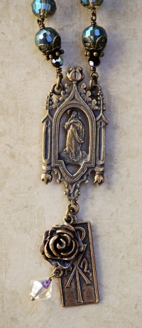 The Seraphym Necklace of Prayer (Aqua)