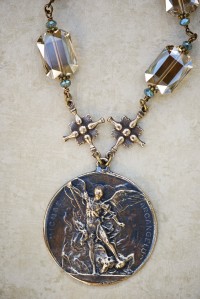 The Seraphym Necklace of St. Michael the Archangel (Smoky)