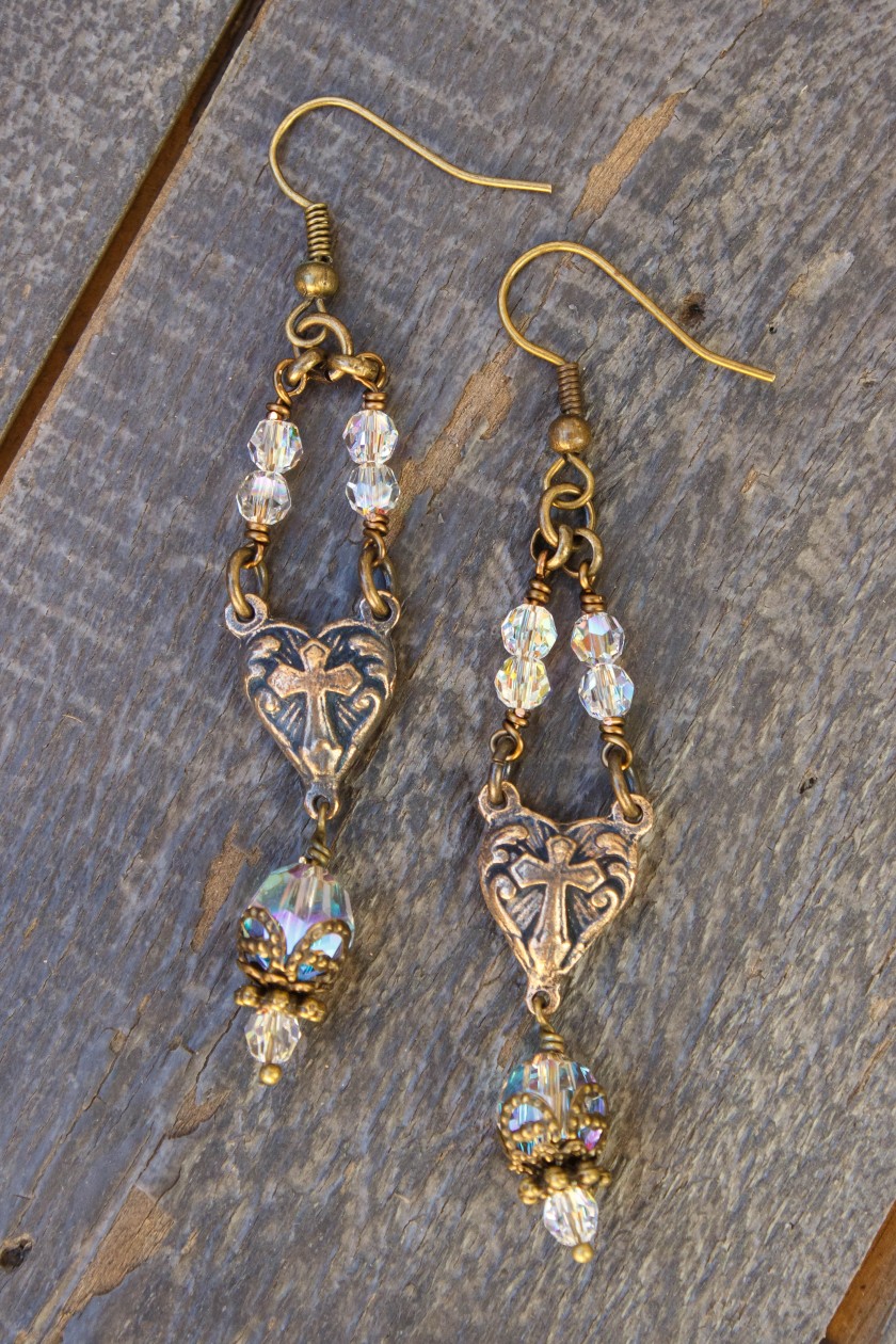 Clear Swarovski Crystal Earrings
