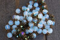Faceted Oplaite Stones Rosary